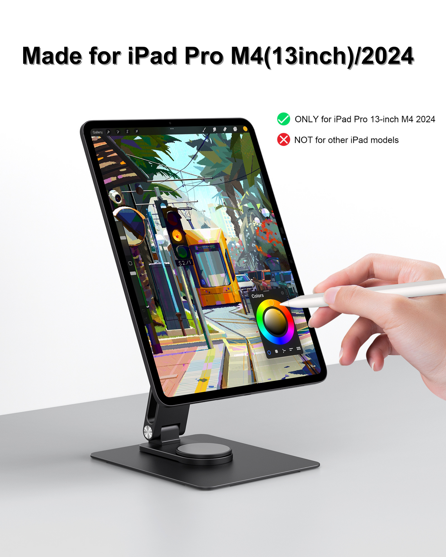 Magnetic Stand for iPad Pro 13 inch (M4) 2024