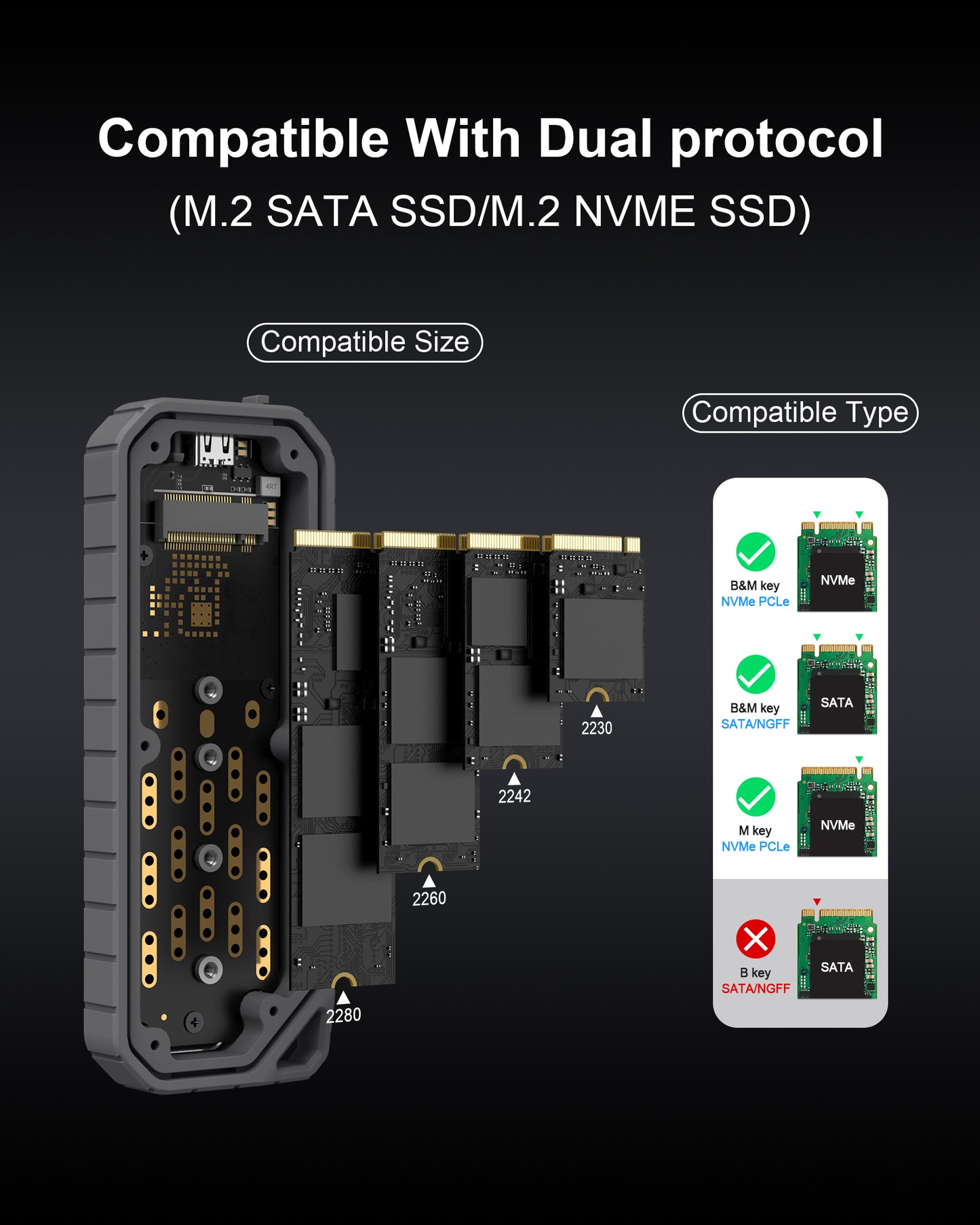 M.2 NVMe SSD Enclosure