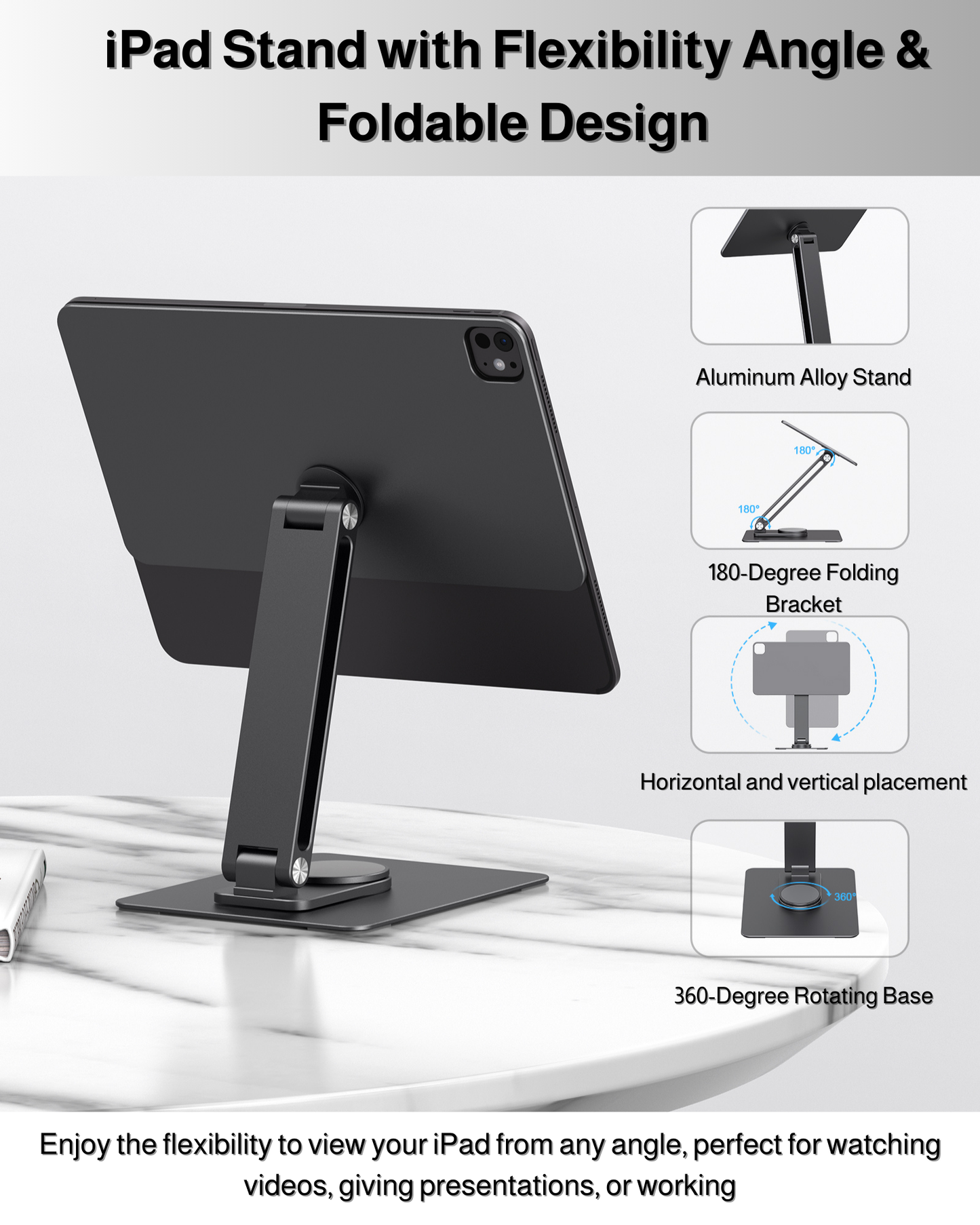 Magnetic Stand Hub for iPad Pro 13 inch (M4)