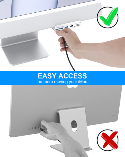 8-in-1 iMac USB hub 5Gbps HDMI