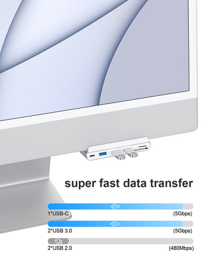 8-in-1 iMac USB hub 5Gbps HDMI