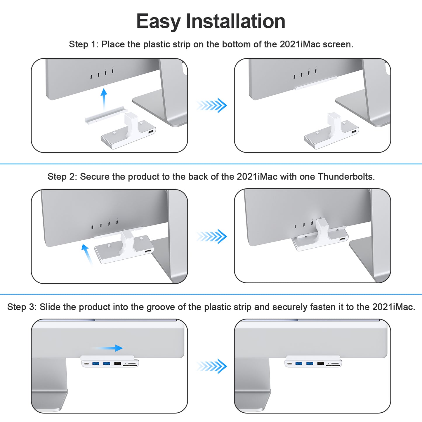 7-in-1 iMac USB hub 5Gbps